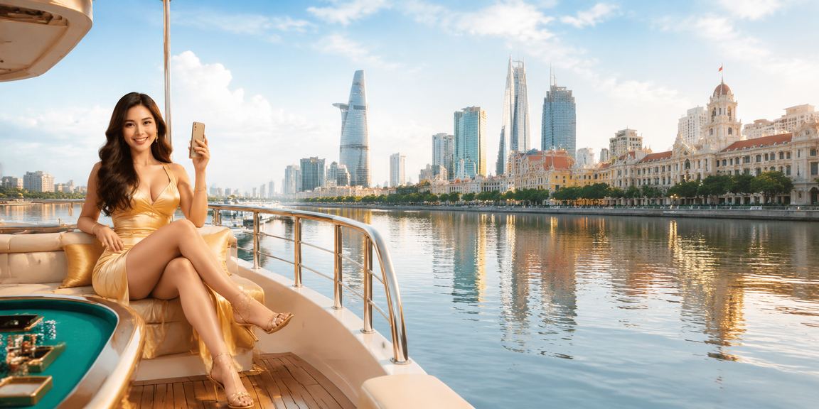 Người dùng TP.HCM trải nghiệm baccarat trực tuyến trên điện thoại trong không gian hiện đại