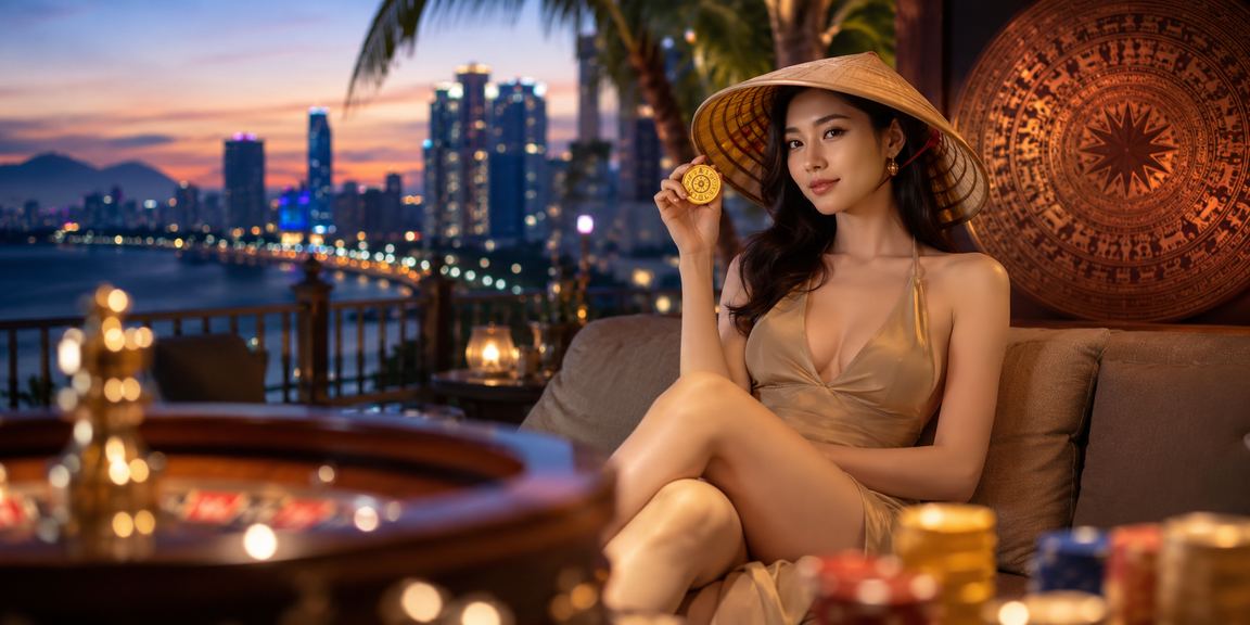 Người dùng Nha Trang trải nghiệm trò chơi xổ số và casino trực tuyến bên bờ biển