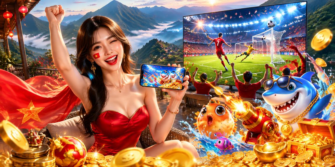Người chơi ở Sapa tham gia bắn cá trực tuyến dịp lễ hội